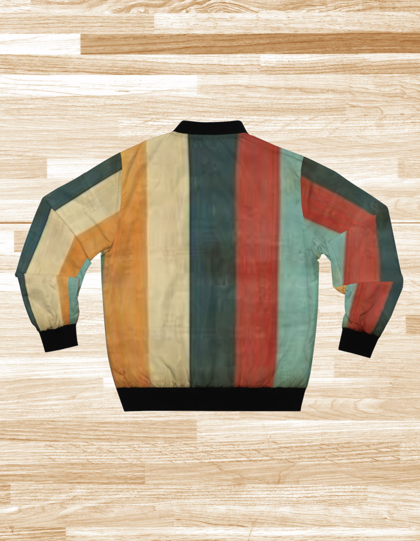 Retro Color Block Men’s Bomber Jacket - Stylish and Lightweight Outerwear