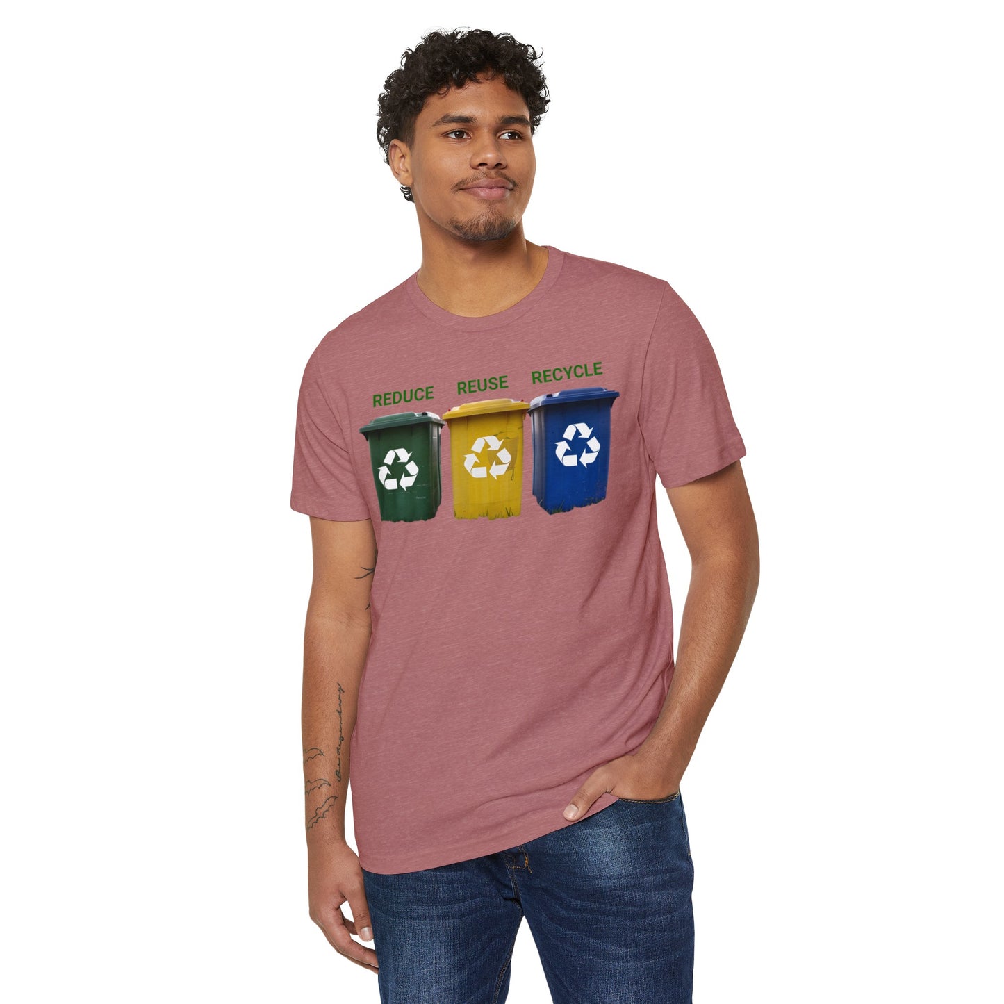 Reduce, Reuse, Recycle: Eco-Friendly Organic Cotton Tee