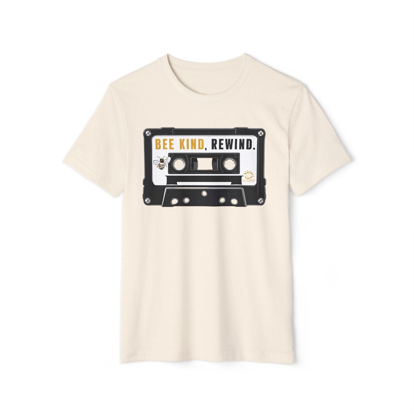 Bee Kind, Rewind: Retro Eco-Friendly Organic Cotton Tee