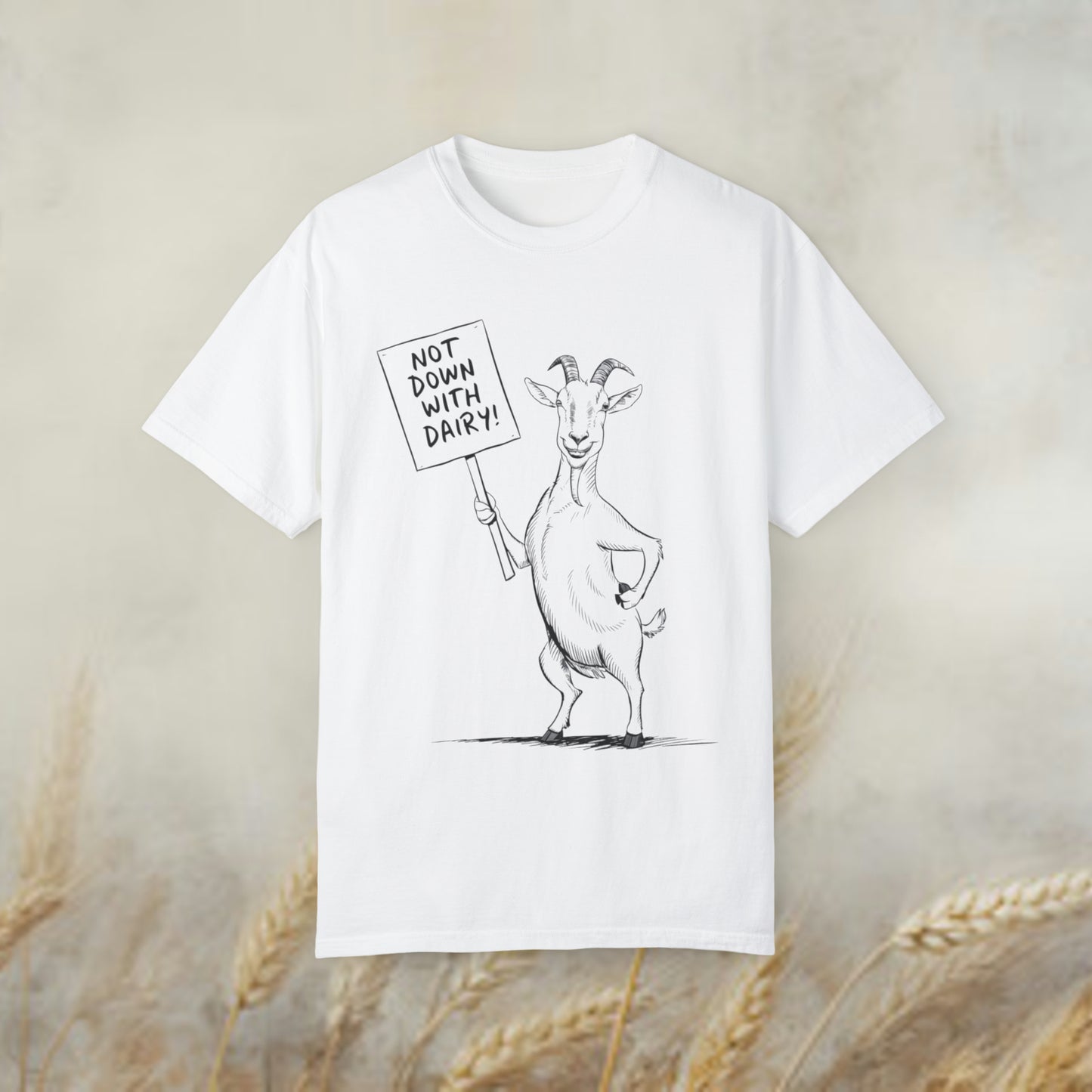 Lactose Intolerant? Goat Says "Down With Dairy!" Tee