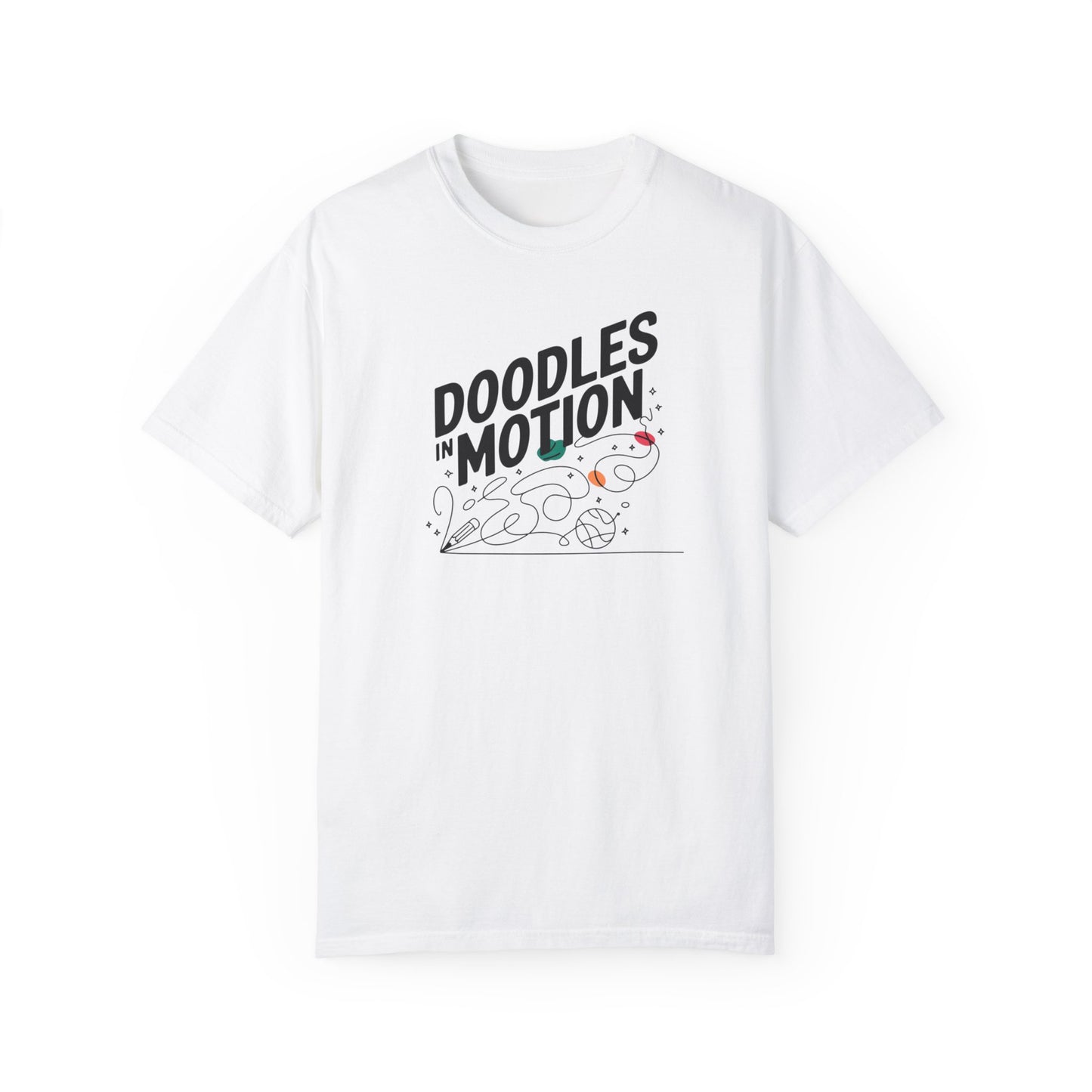 Unisex Doodles in Motion T-Shirt – Fun Graphic Tee for Creative Souls