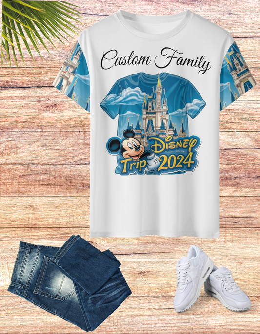 Create Dad's Dream Disney Family Vacation T-Shirts: Matching & Personalized