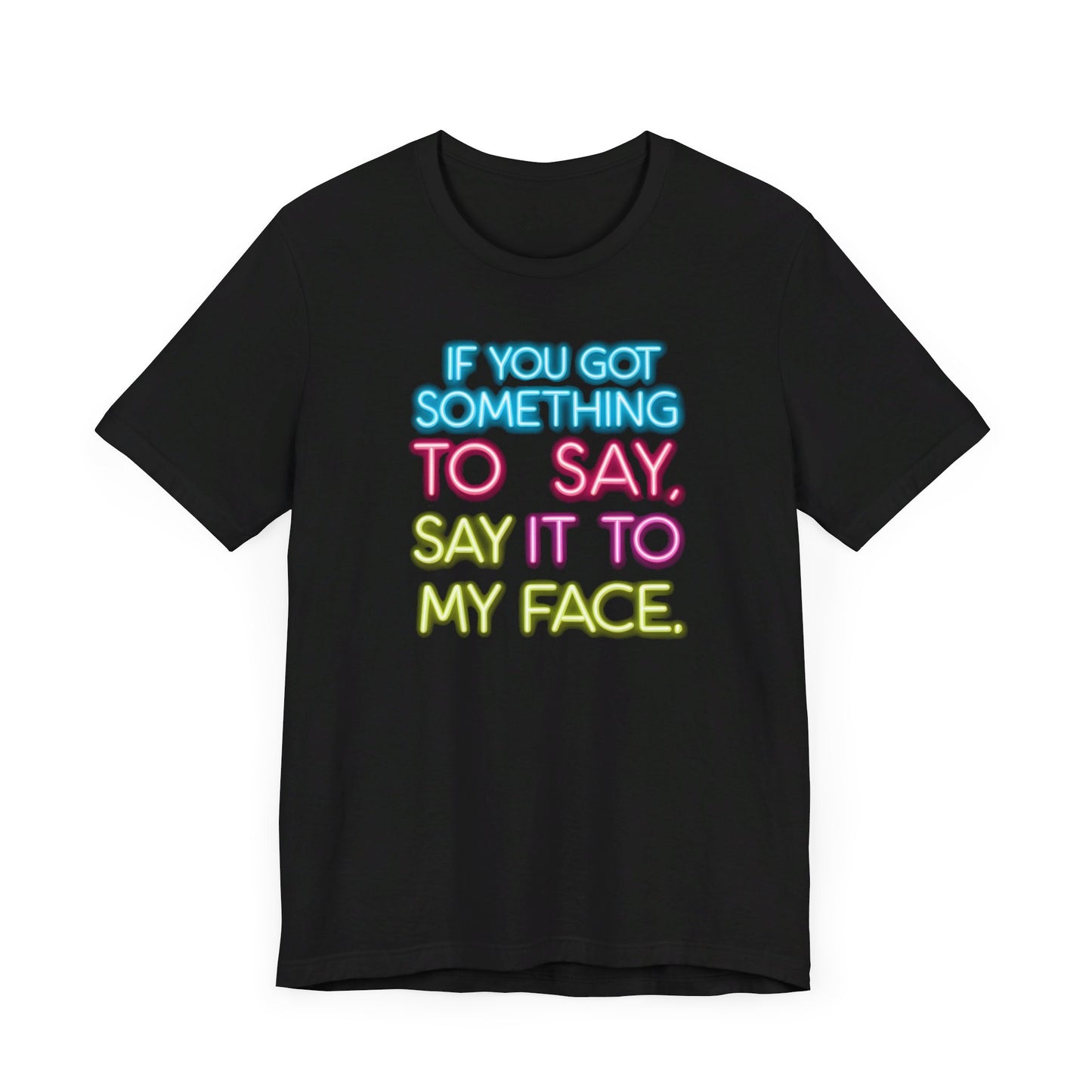 Bold 'Say It to My Face' T-Shirt Collection | Vintage Political Humor and Cat Lover Gift Tees