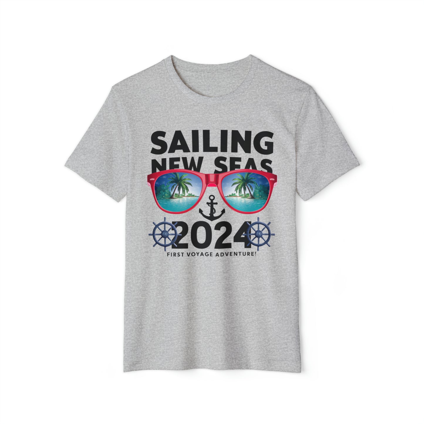 Ocean Adventure EcoTee - Chart Your Course with Our Sailing Sunset Shirt