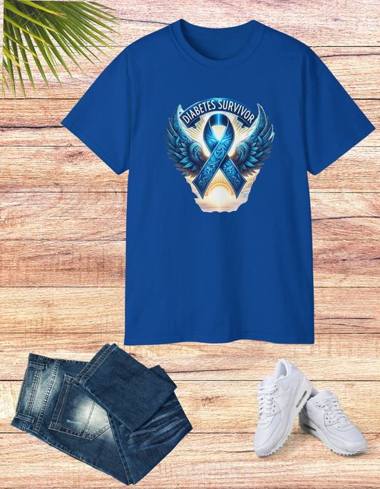 Wings of Victory: Diabetes Survivor Tee