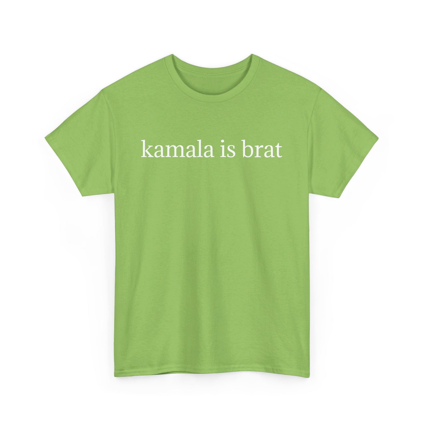 Funny Kamala Harris & Political Statement Lime Green T-Shirts | Bold Election Humor for Cat Lovers