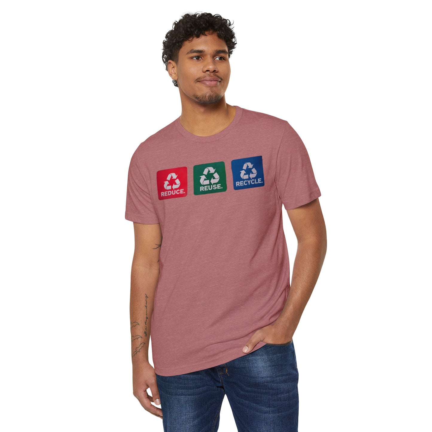 Reduce, Reuse, Recycle: Eco-Friendly Organic Cotton Tee