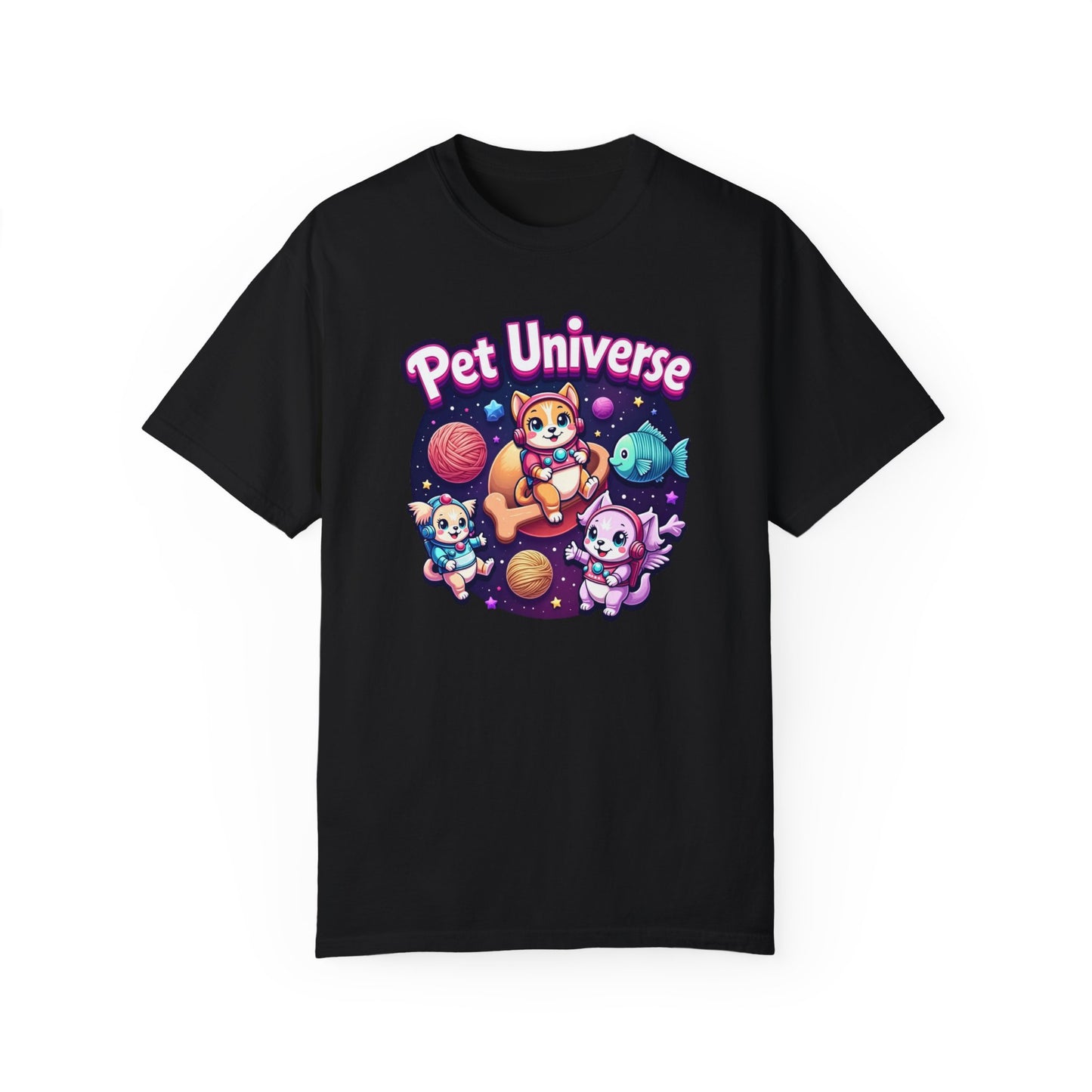 Cosmic Pet Universe T-Shirt - Fun Unisex Tee for Animal Lovers