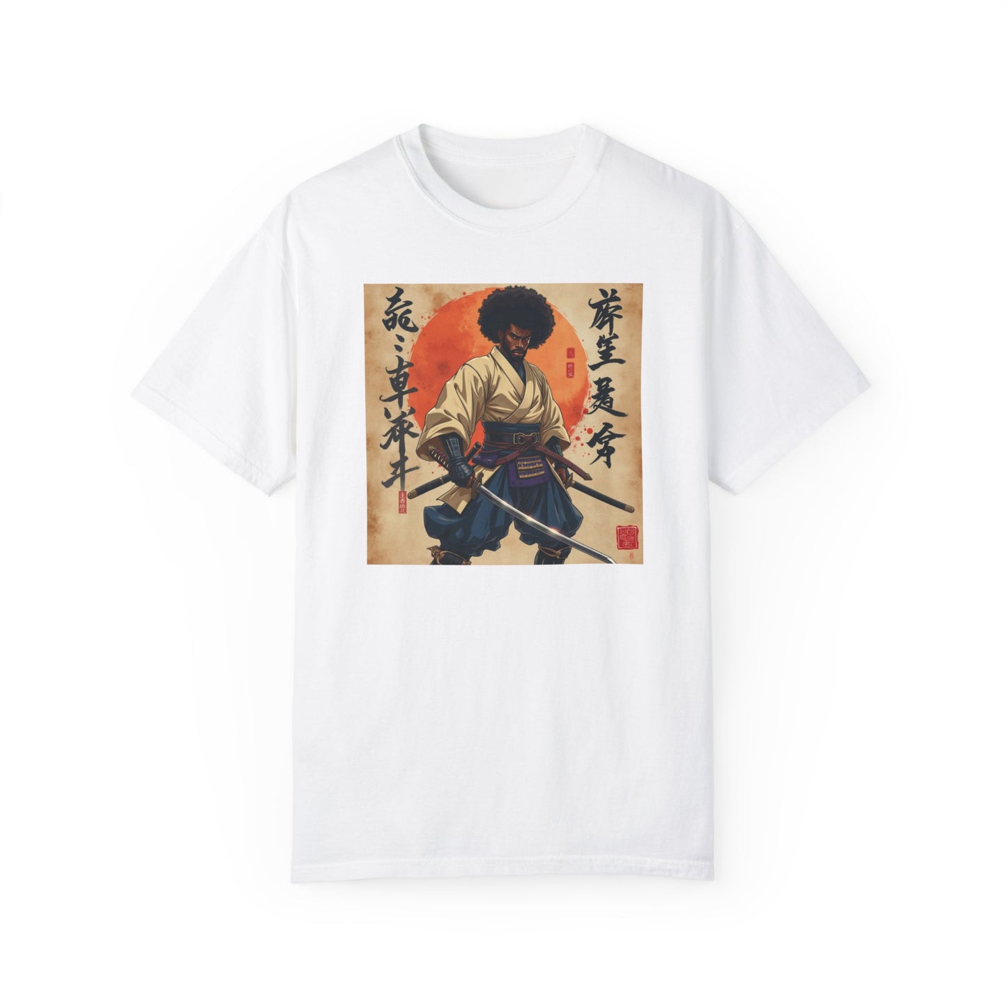 Samurai Warrior Graphic Unisex T-Shirt | Vintage Style Tee for Anime Fans