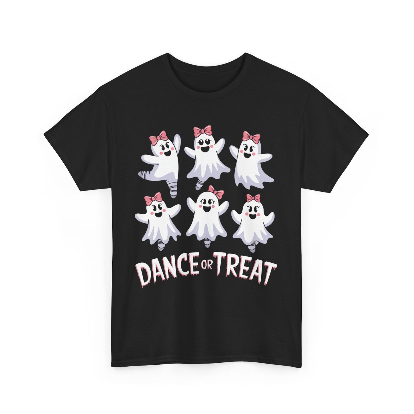 Dance or Treat Ballerina Ghost Shirt - Cute Halloween Dance Lover Gift