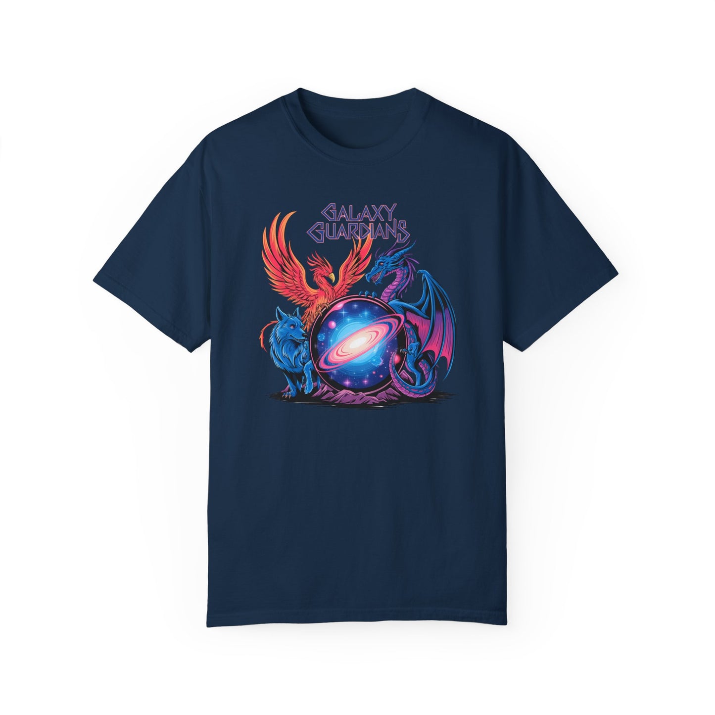 Galaxy Guardians Unisex Garment-Dyed T-Shirt - Fantasy Graphic Tee