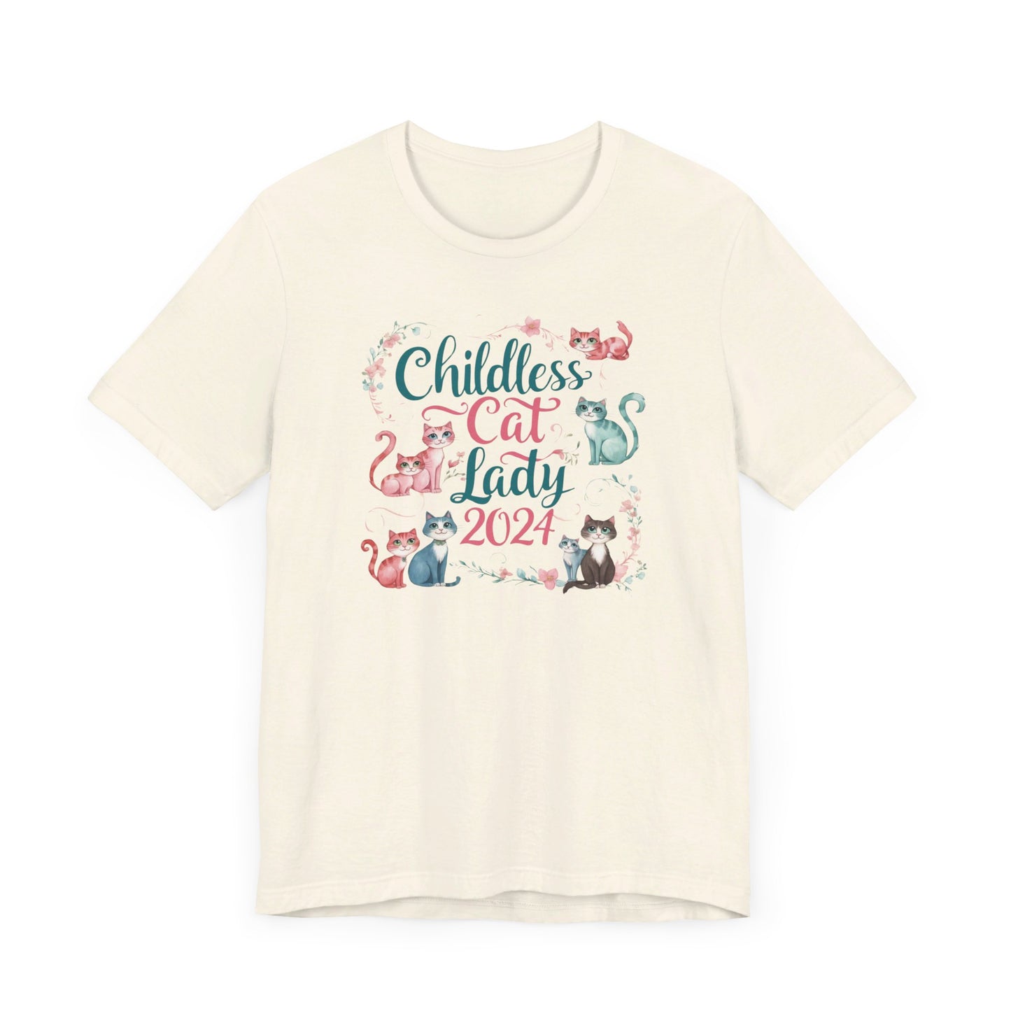 Childless Cat Lady 2024 T-Shirt Collection | Funny Political and Cat Lover Tees for Election Day Humor