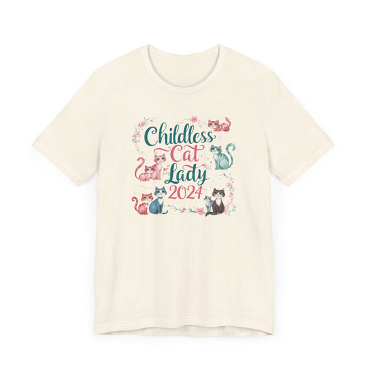 Childless Cat Lady 2024 T-Shirt Collection | Funny Political and Cat Lover Tees for Election Day Humor