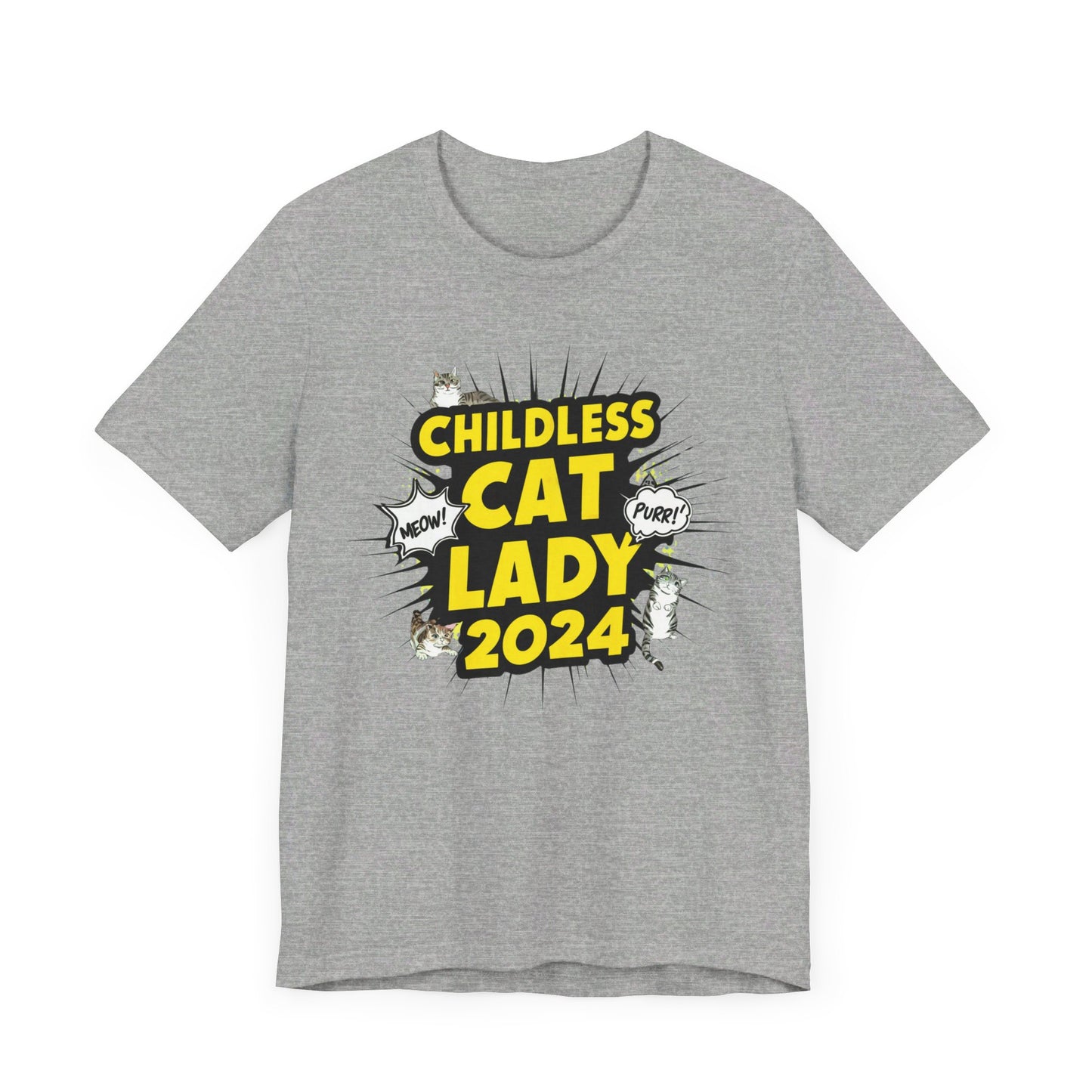 Childless Cat Lady 2024 T-Shirt Collection | Funny Political and Cat Lover Tees for Election Day Humor