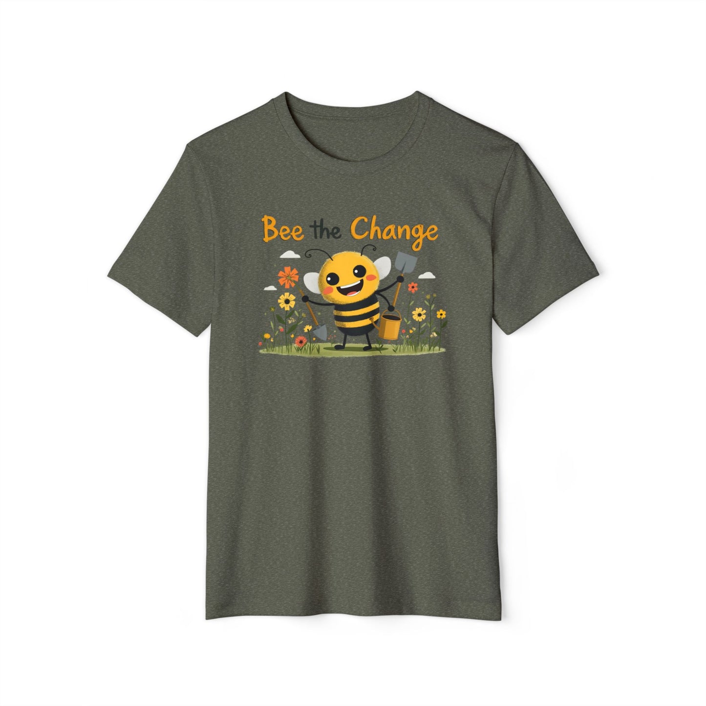 Bee the Change Unisex Organic T-Shirt - Eco-Friendly Fun Wear