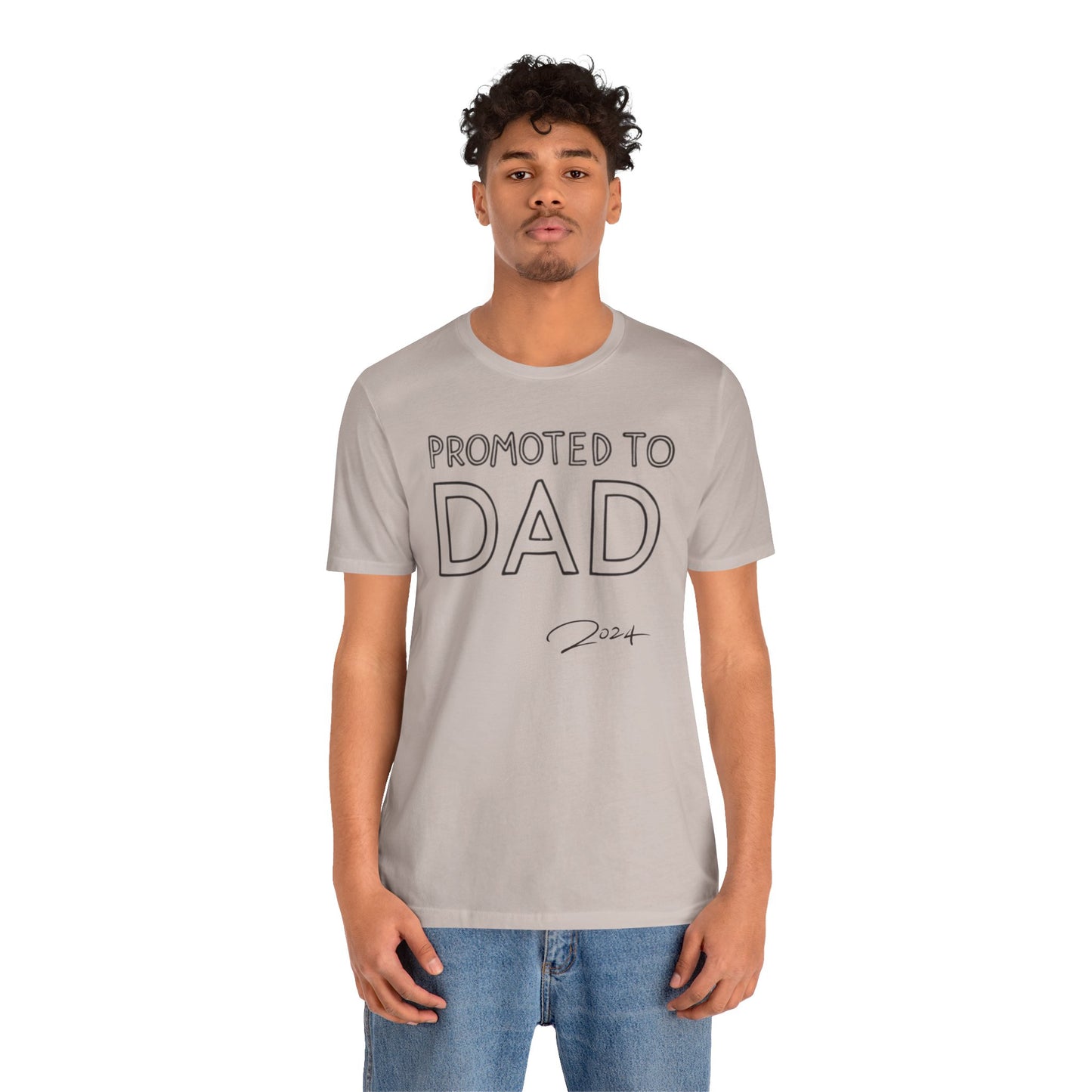 Promoted to Dad 2024 T-Shirt | Celebrate Fatherhood with Style