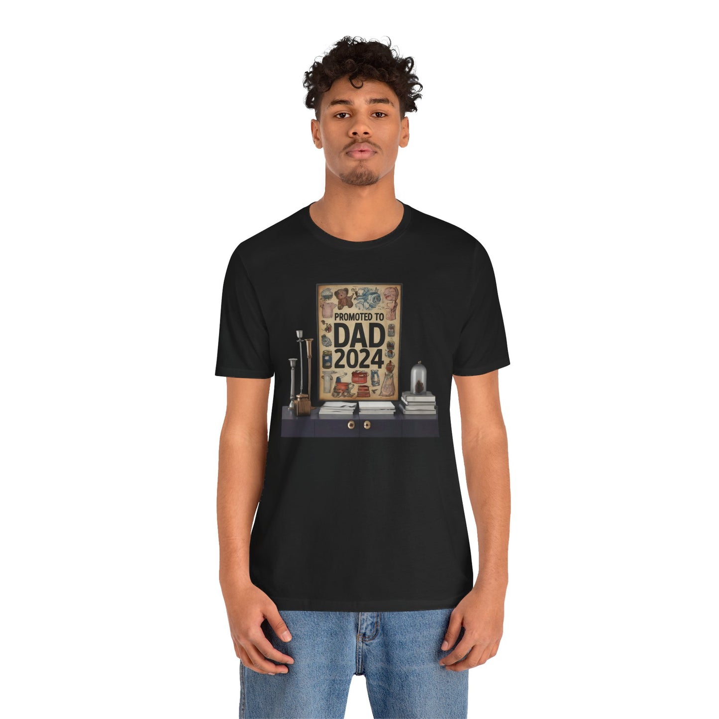 Promoted to Dad 2024 T-Shirt | Celebrate Fatherhood with Style