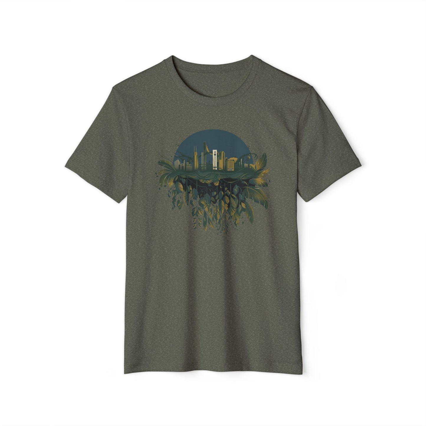 Eco-Friendly Urban Nature T-Shirt | Unisex Recycled Organic Tee