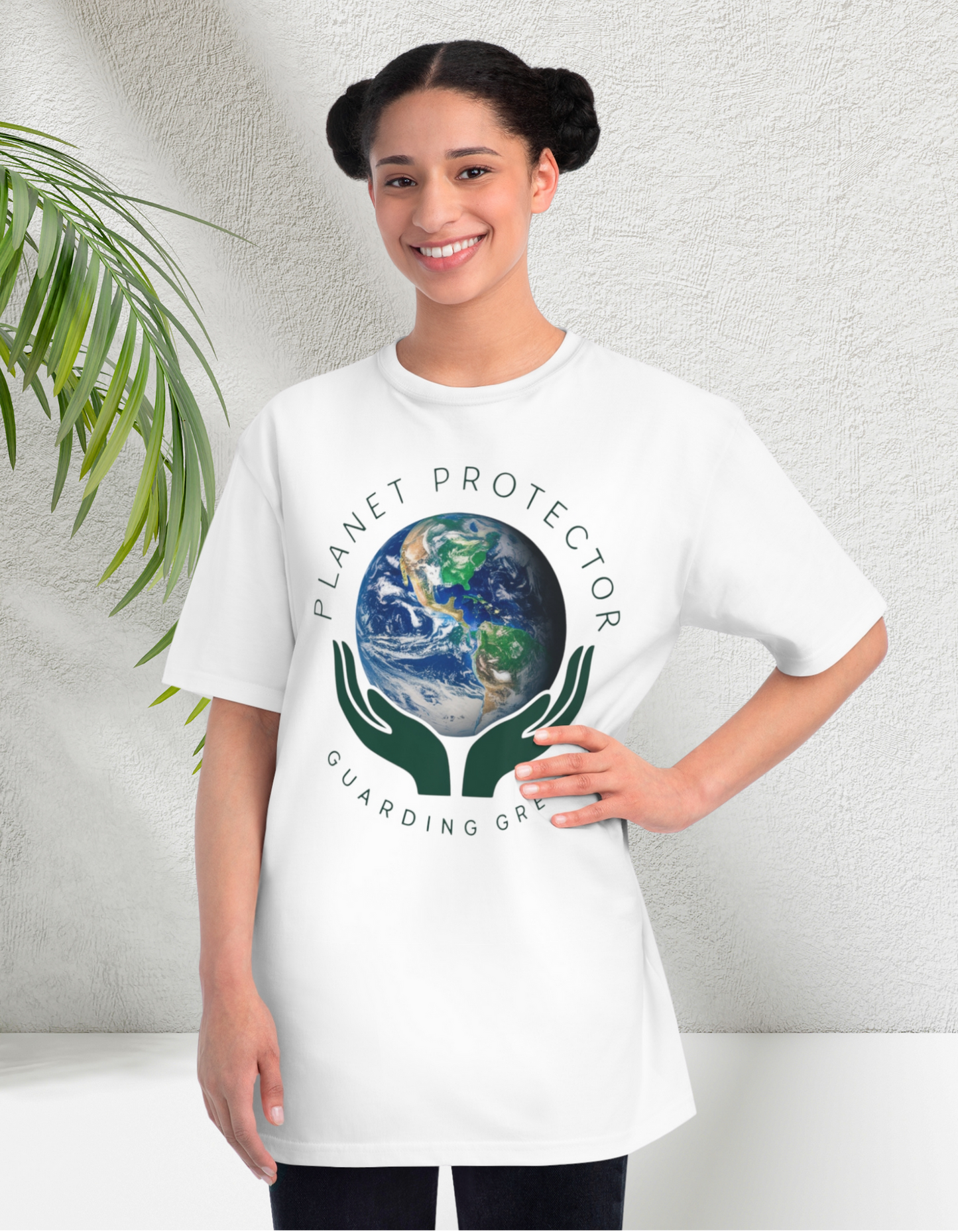 Eco Warrior Tee - Be the Change with 'Planet Protector' Organic Shirt