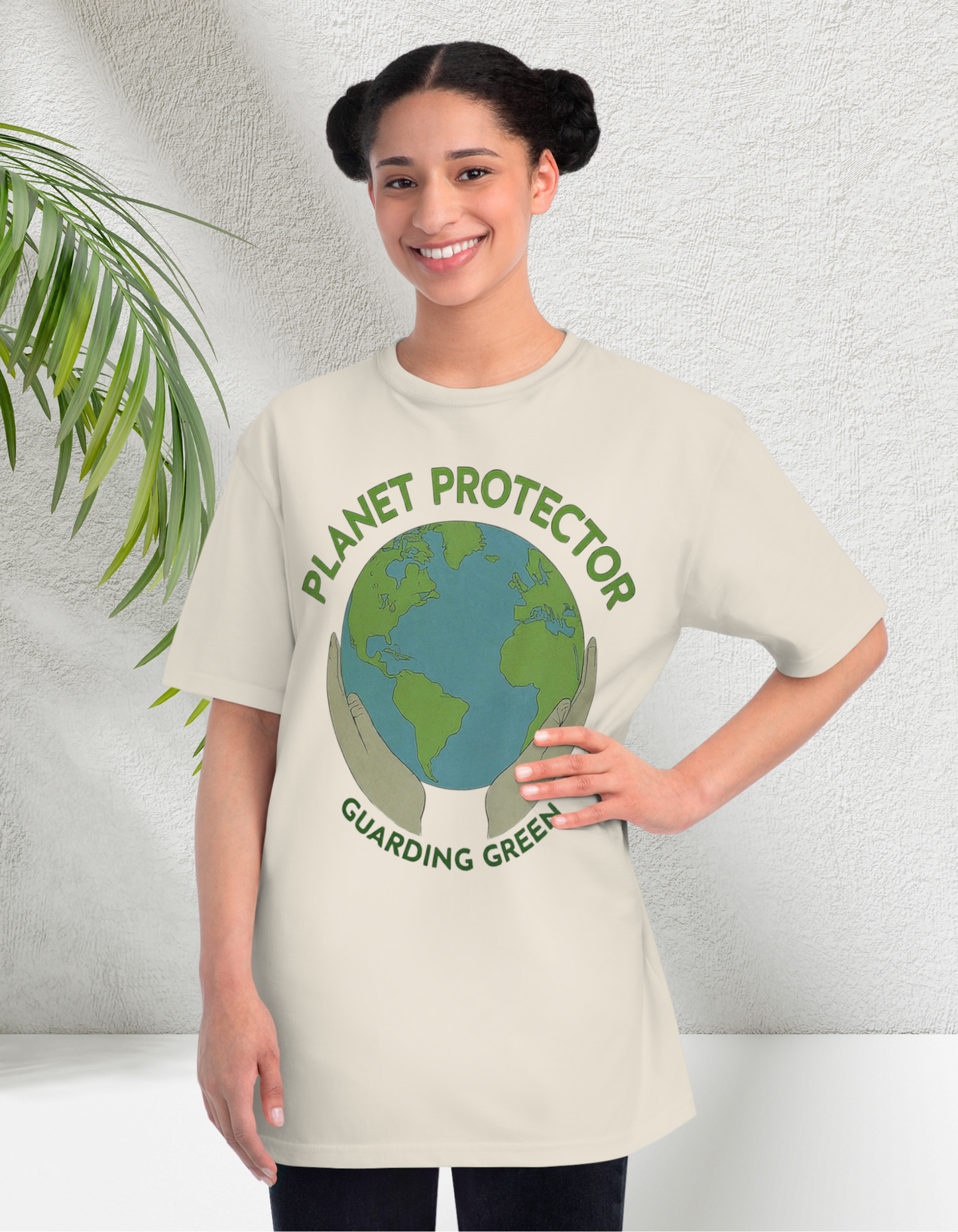 Eco Warrior Tee - Be the Change with 'Planet Protector' Organic Shirt