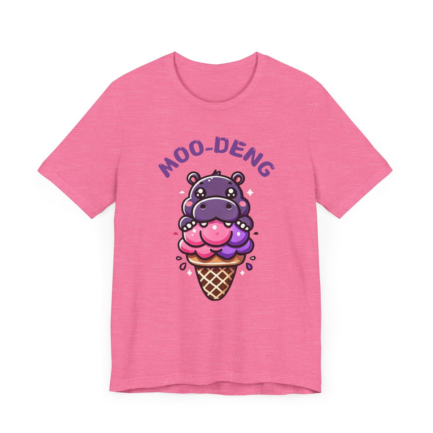 Moo-Deng Baby Hippo T-shirt, Quirky Animal Lover Gift for Her, Funny Hippo Tee