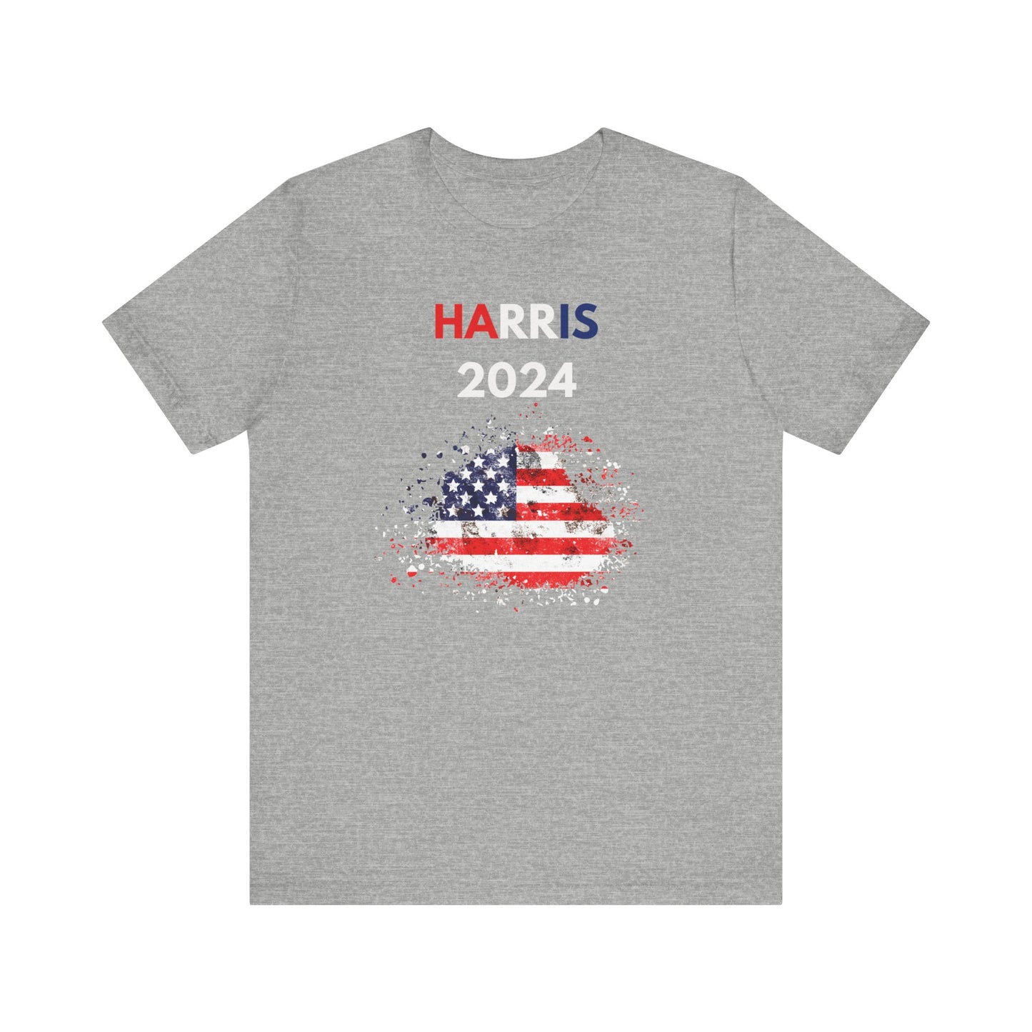 Kamala Harris 'HARRIS 2024' Patriotic T-Shirt - Iconic American Flag Design