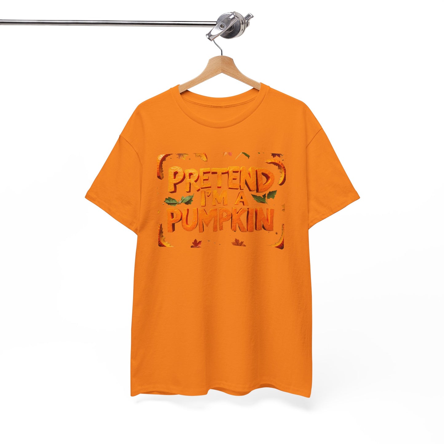 Pretend I'm a Pumpkin Halloween Shirt, Funny Pumpkin Design