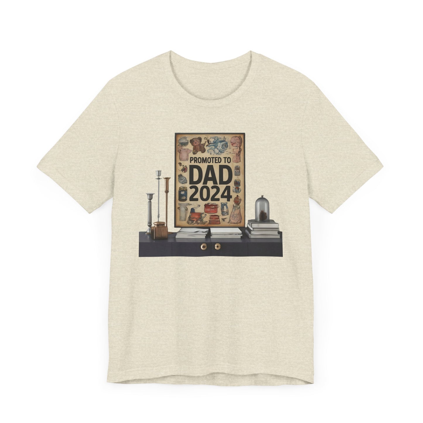 Promoted to Dad 2024 T-Shirt | Celebrate Fatherhood with Style