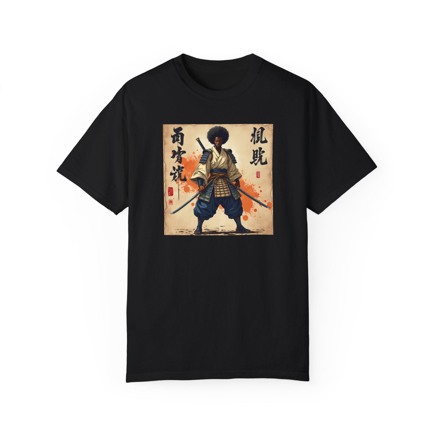 Samurai Warrior Graphic Unisex T-Shirt – Vintage Style for Anime Fans