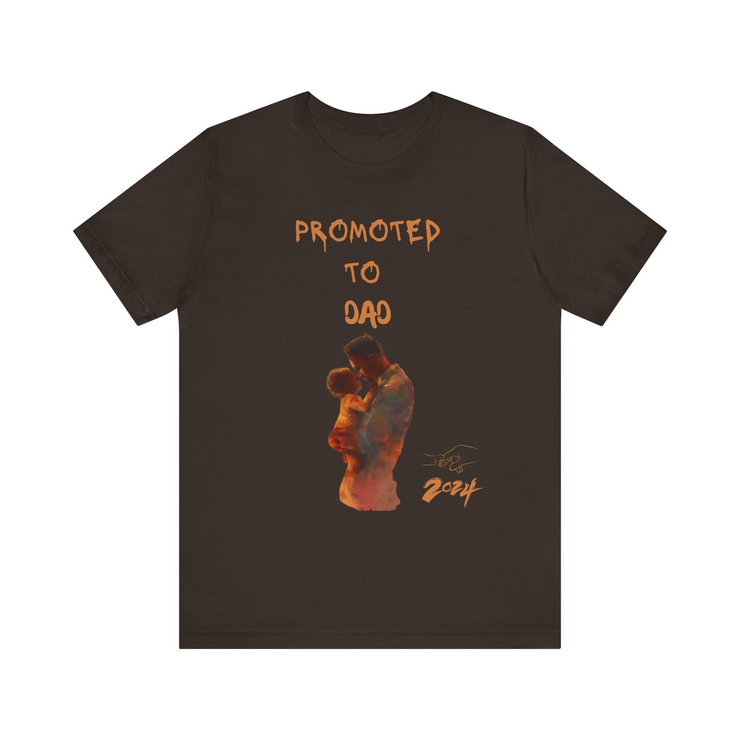 Promoted to Dad 2024 T-Shirt - Perfect Gift for New Dads and Expecting Fathers!