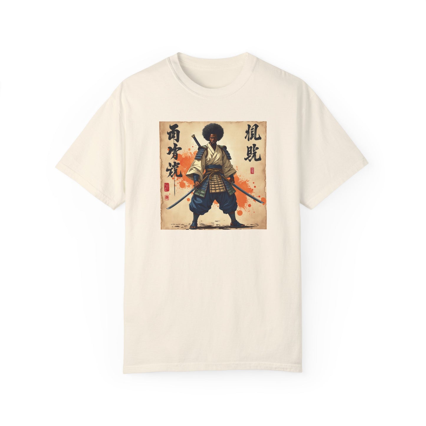 Samurai Warrior Graphic Unisex T-Shirt – Vintage Style for Anime Fans