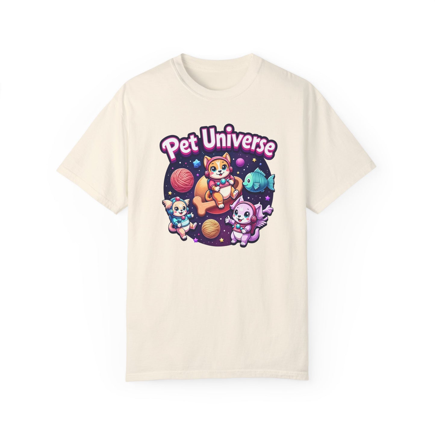 Cosmic Pet Universe T-Shirt - Fun Unisex Tee for Animal Lovers