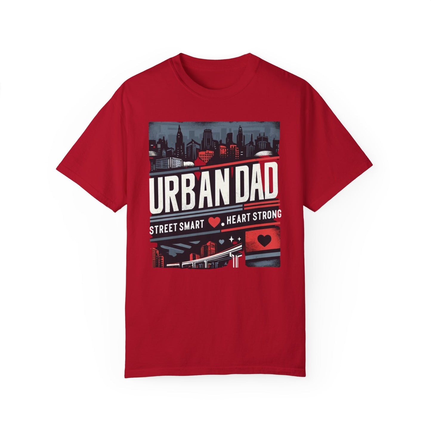 Urban Dad graphic tee - street smart and heart strong, unique Father's Day gift