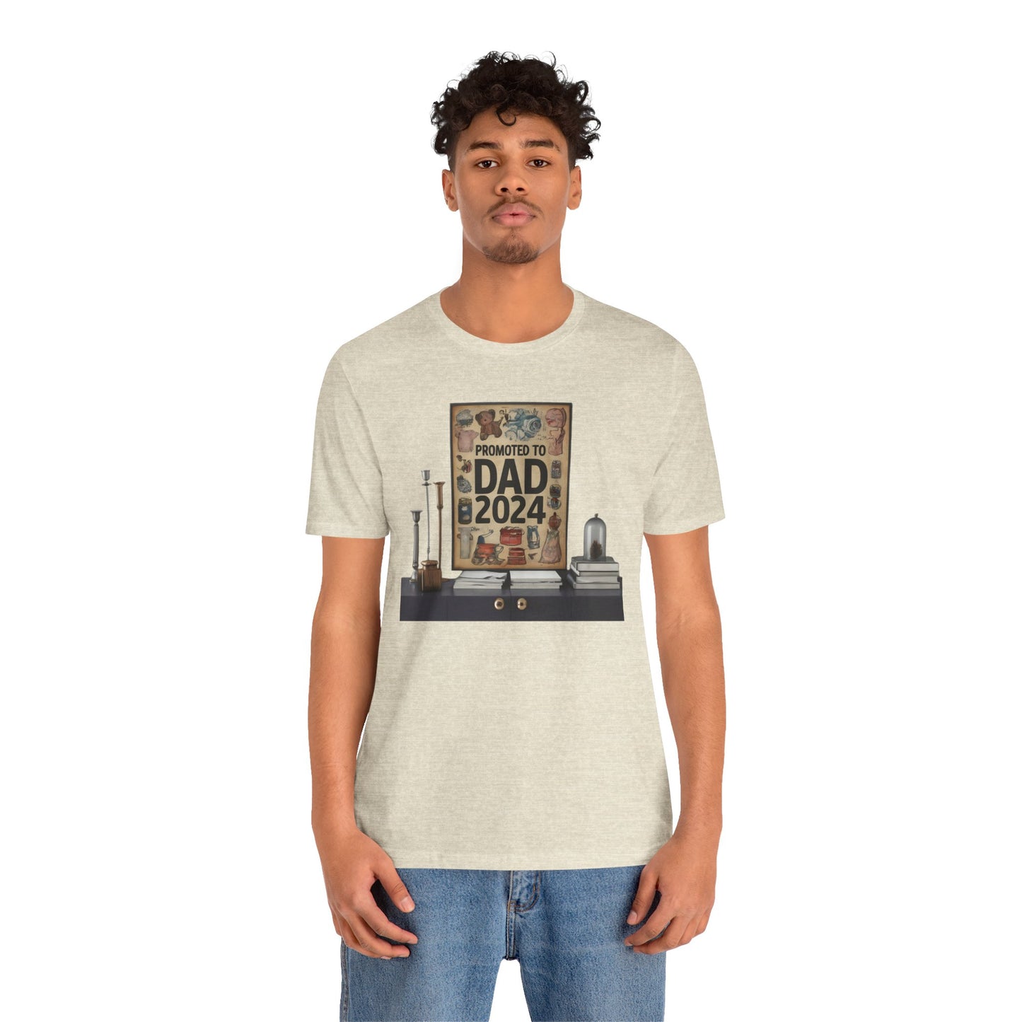 Promoted to Dad 2024 T-Shirt | Celebrate Fatherhood with Style