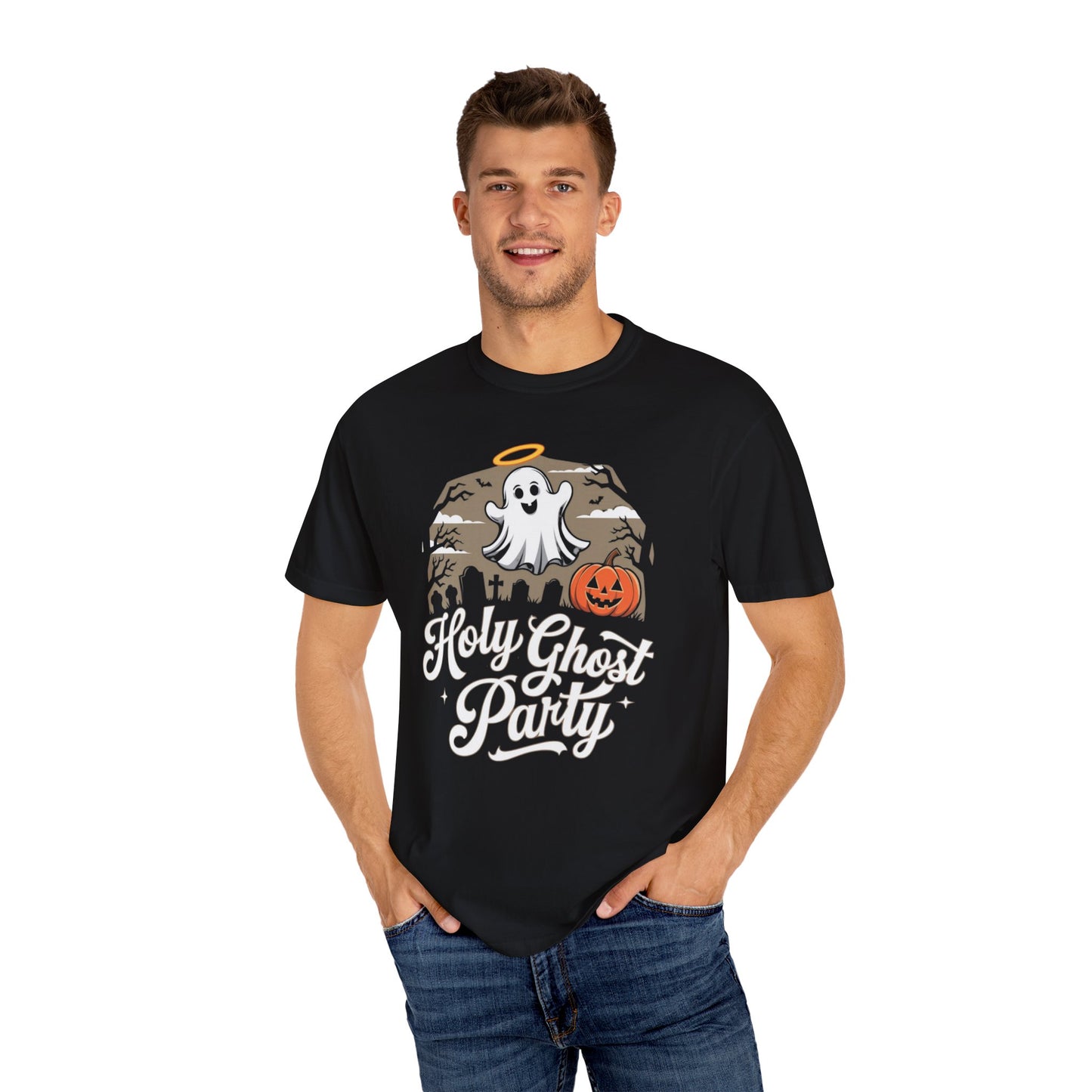 Halloween Party Tee Holy Ghost Christian Shirt