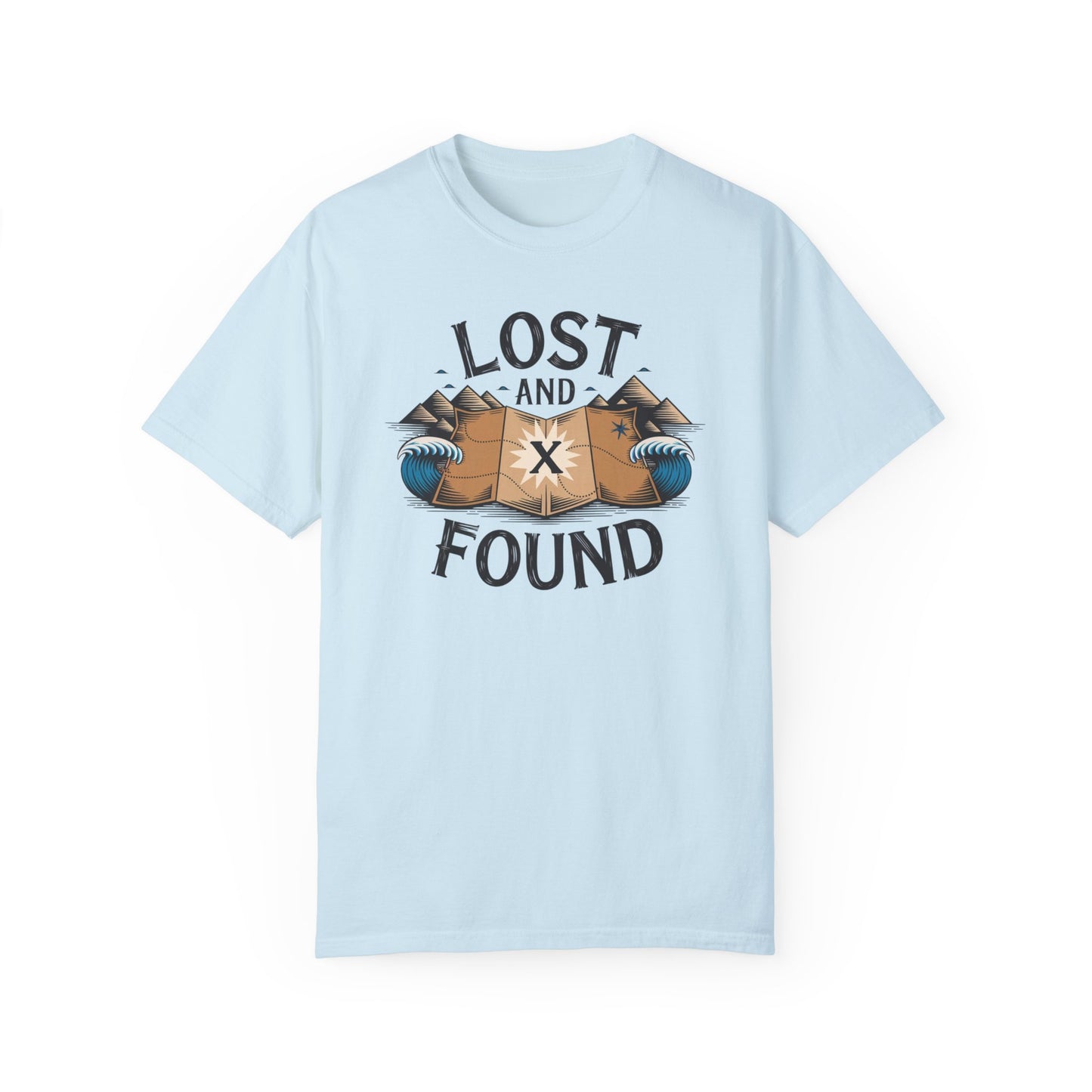 Unisex 'Lost and Found' Garment-Dyed T-Shirt - Adventure & Treasure Seekers