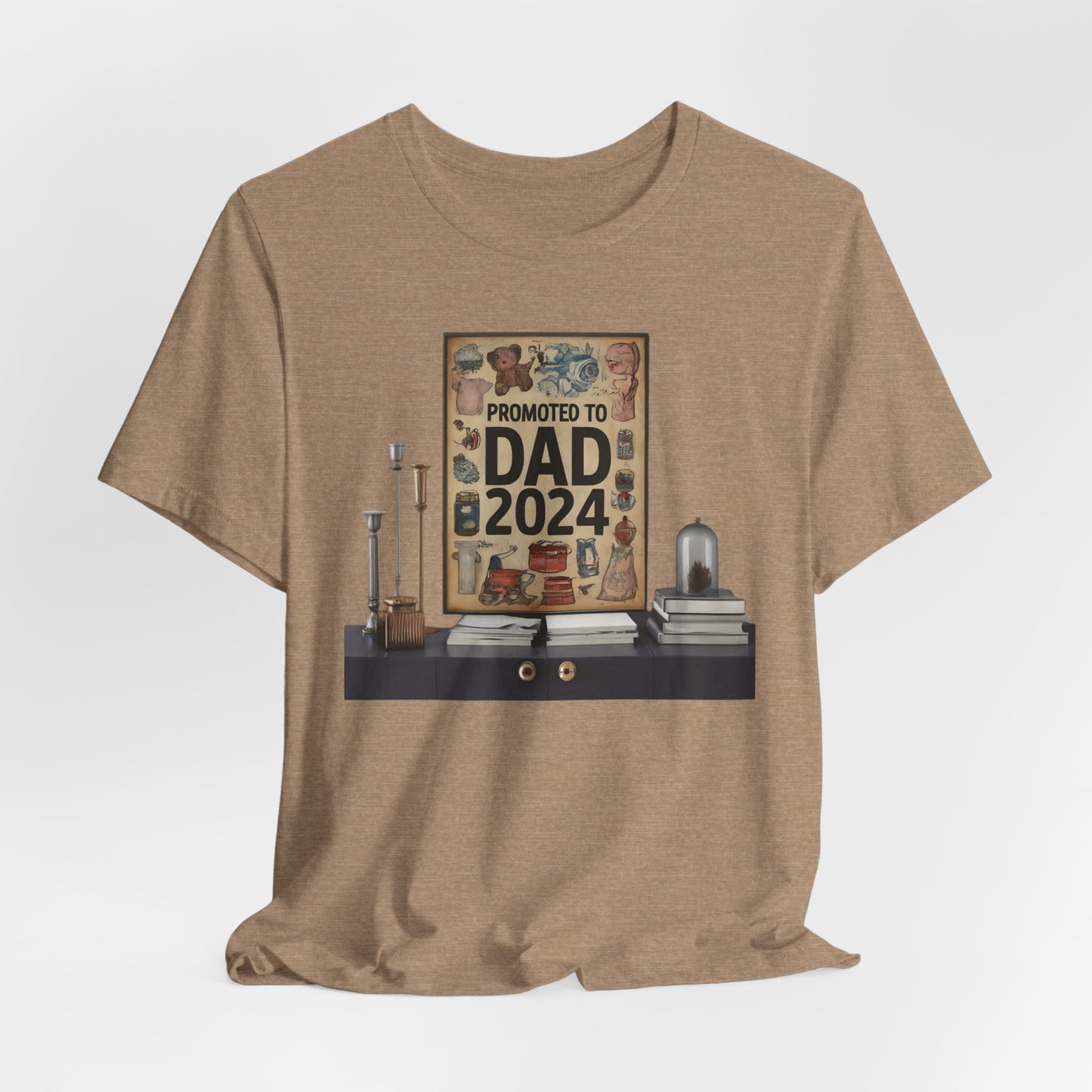 Promoted to Dad 2024 T-Shirt | Celebrate Fatherhood with Style