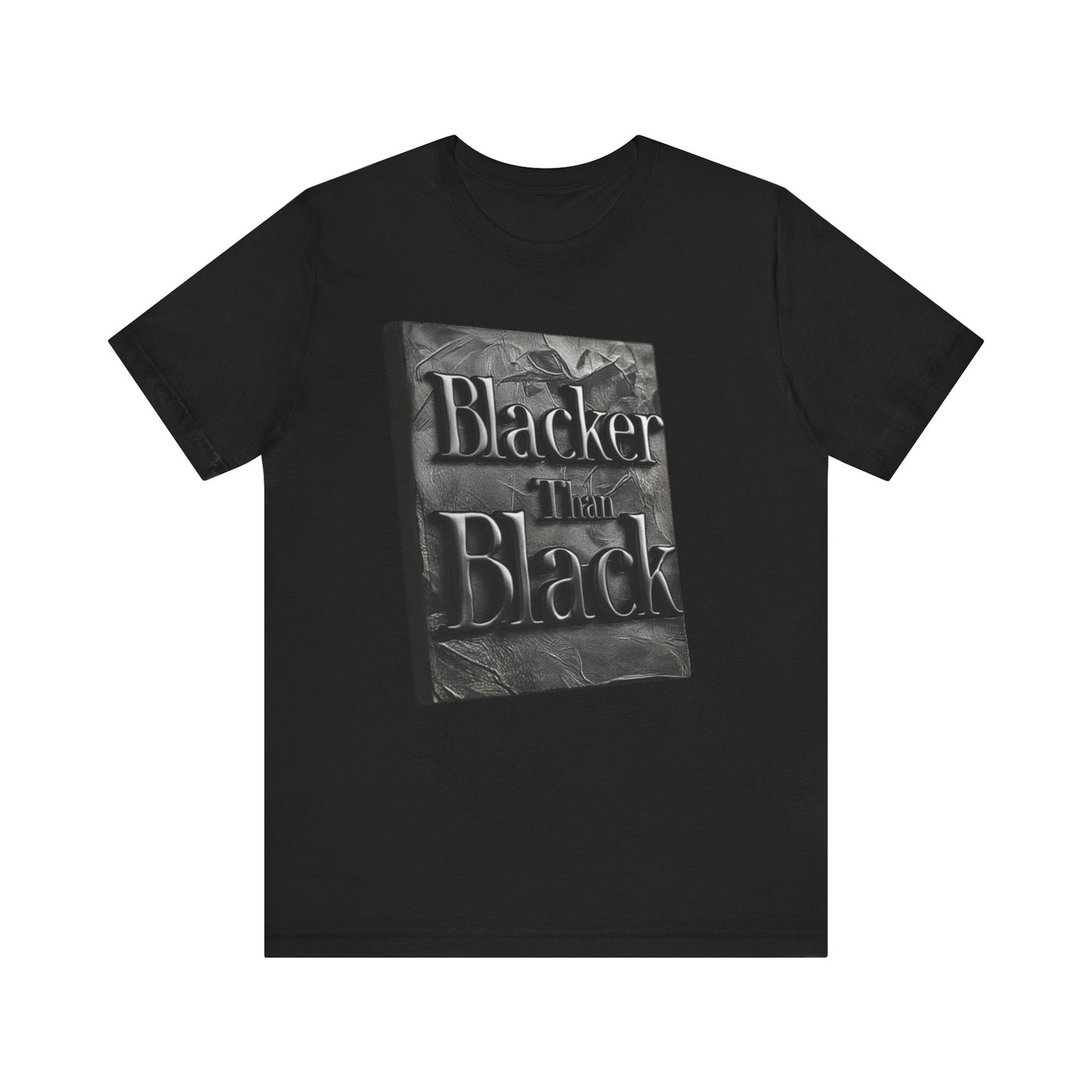 Noir Velvet Tee - 'Blacker Than Black' Bold Statement 2