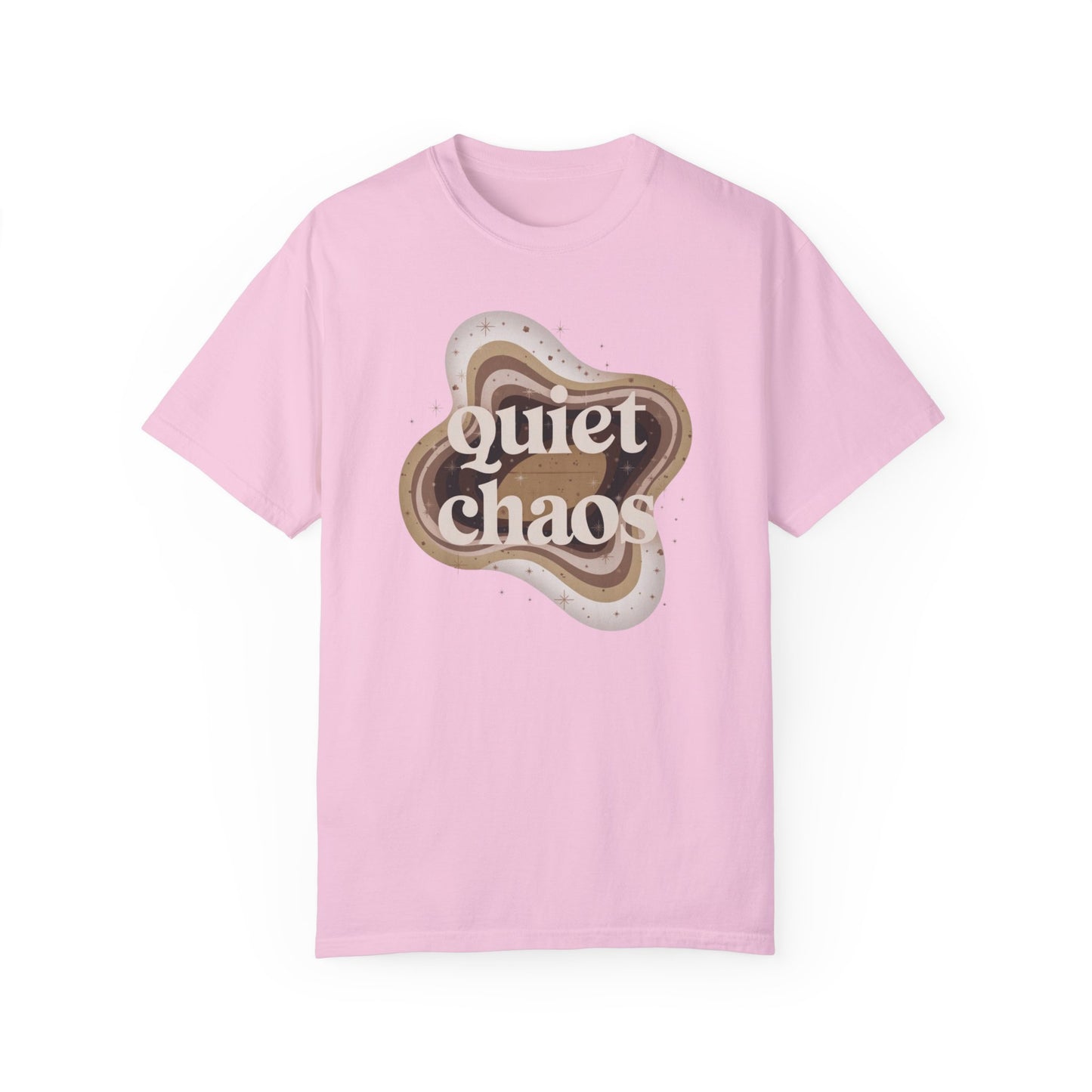 Unisex Garment-Dyed T-Shirt - Quiet Chaos Design for Relaxed Vibes