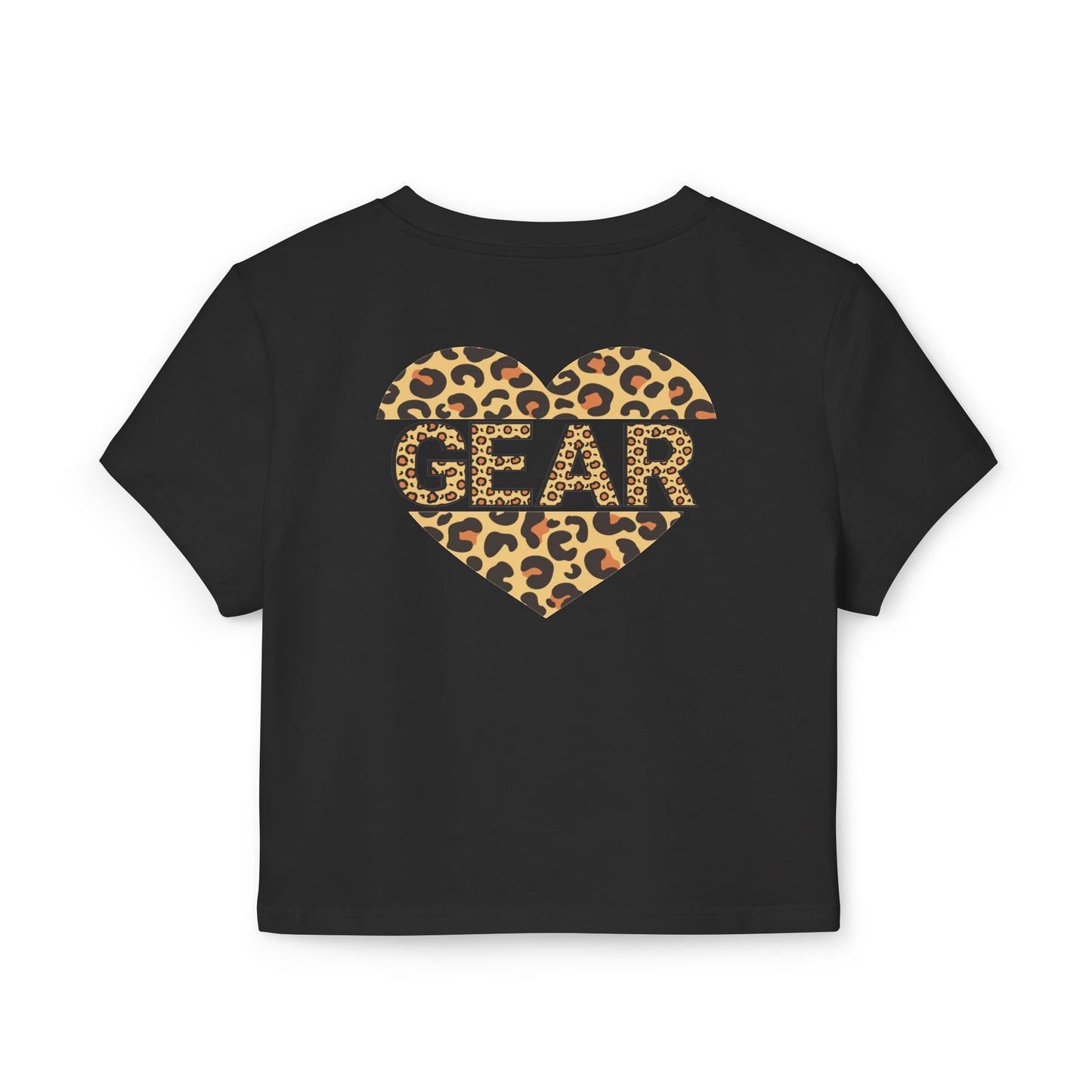 Leopard Print Love Graphic Baby Tee