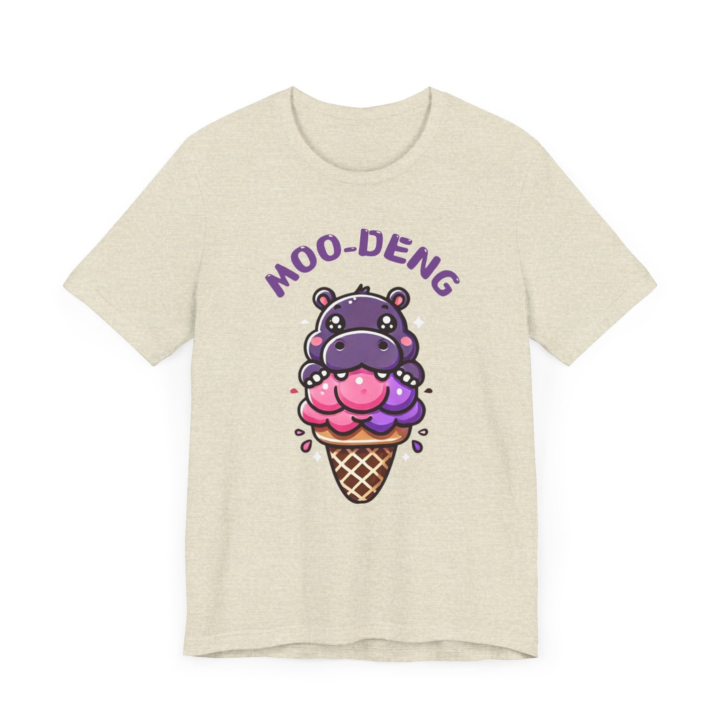 Moo-Deng Baby Hippo T-shirt, Quirky Animal Lover Gift for Her, Funny Hippo Tee