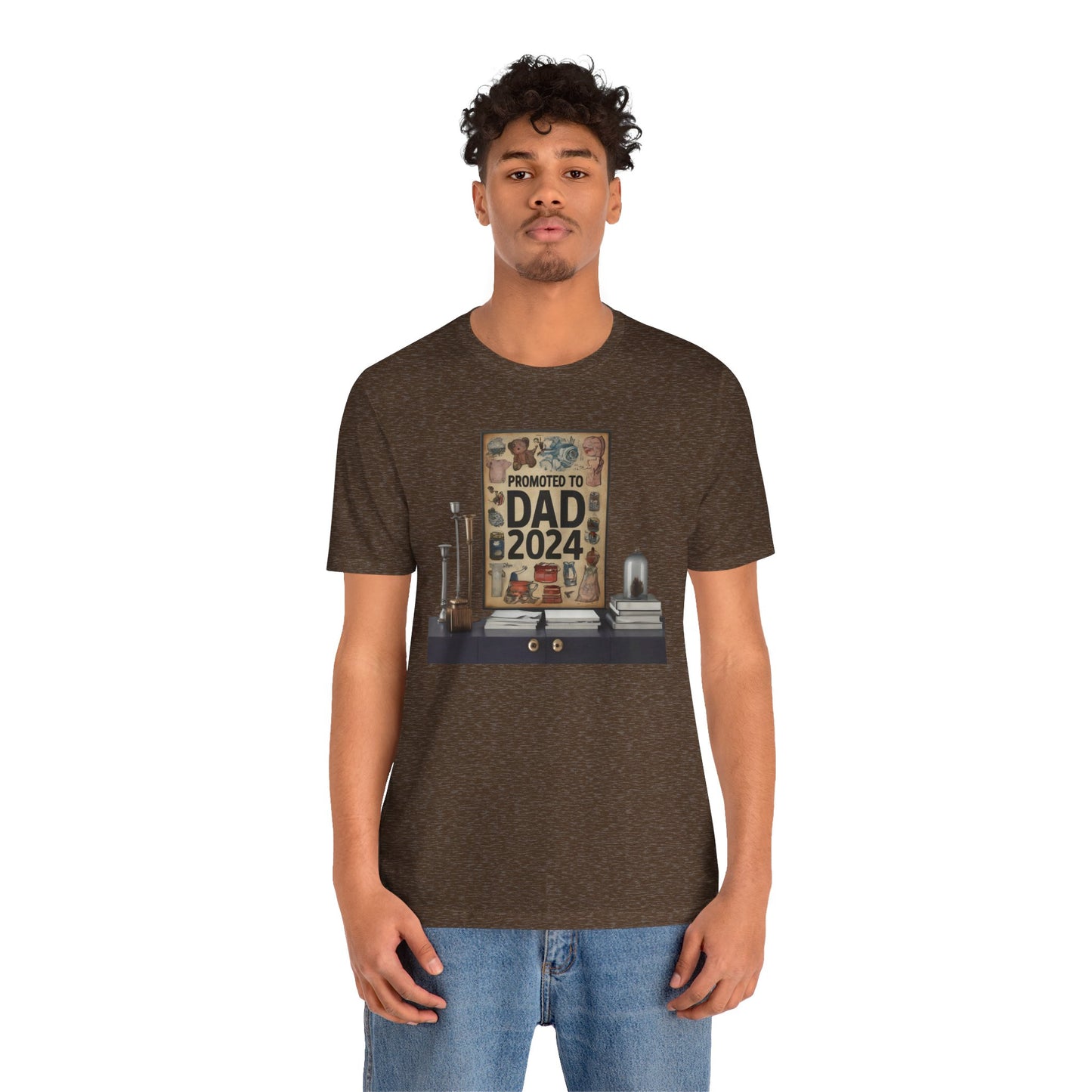 Promoted to Dad 2024 T-Shirt | Celebrate Fatherhood with Style