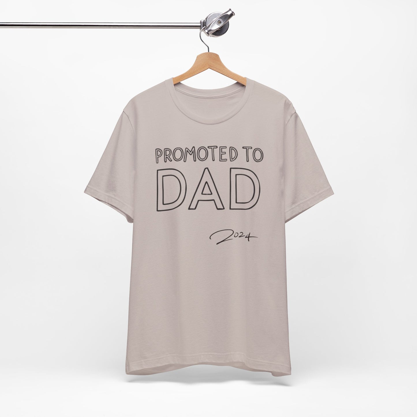 Promoted to Dad 2024 T-Shirt | Celebrate Fatherhood with Style