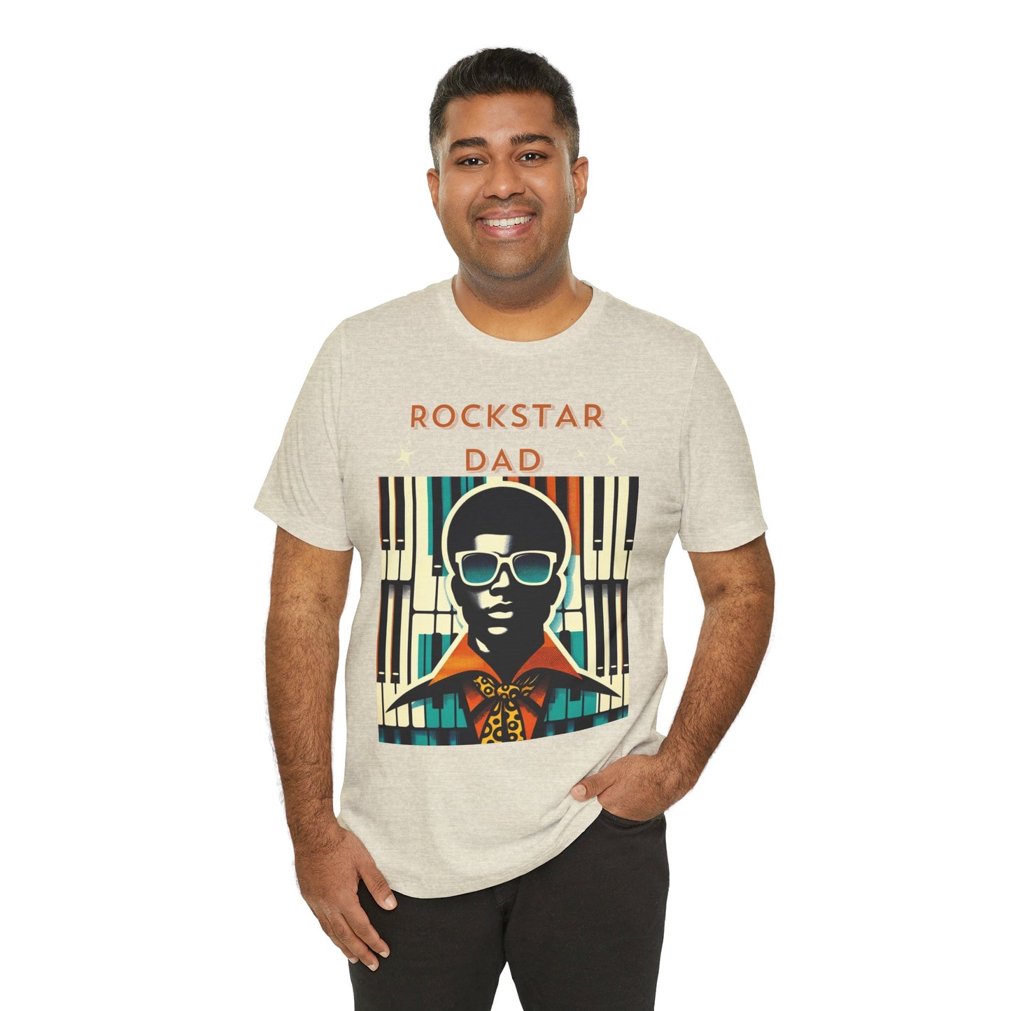 Rockstar Dad T-Shirt - Perfect for Music Loving Fathers