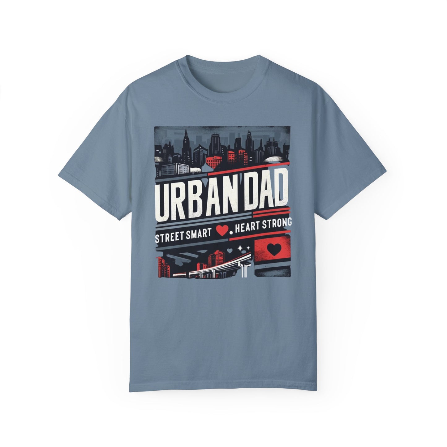 Urban Dad graphic tee - street smart and heart strong, unique Father's Day gift