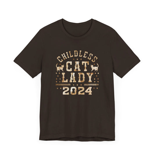 Childless Cat Lady 2024 T-Shirt Collection | Funny Political and Cat Lover Tees for Election Day Humor