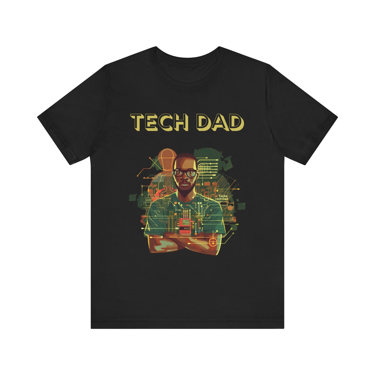 Tech Dad: The Ultimate Circuit Board Tee - Perfect Gift for the Techie Dad!