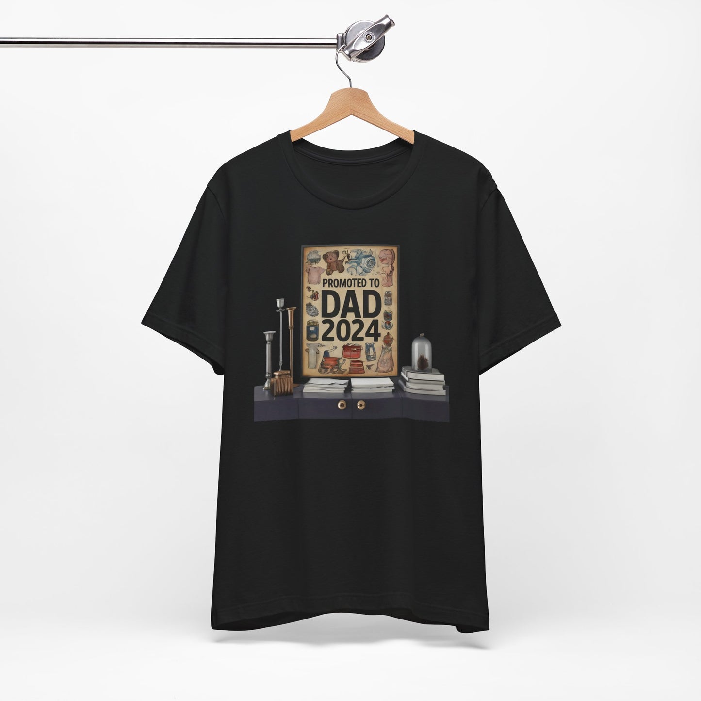 Promoted to Dad 2024 T-Shirt | Celebrate Fatherhood with Style