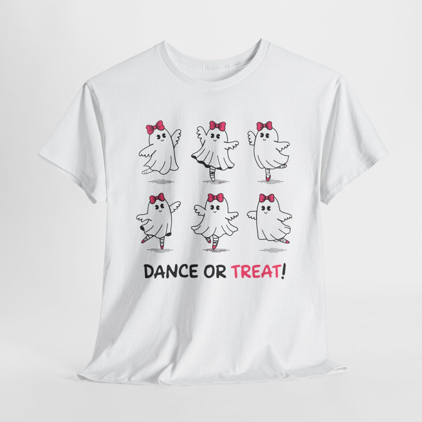 Dance or Treat Ballerina Ghost Shirt - Cute Halloween Dance Lover Gift