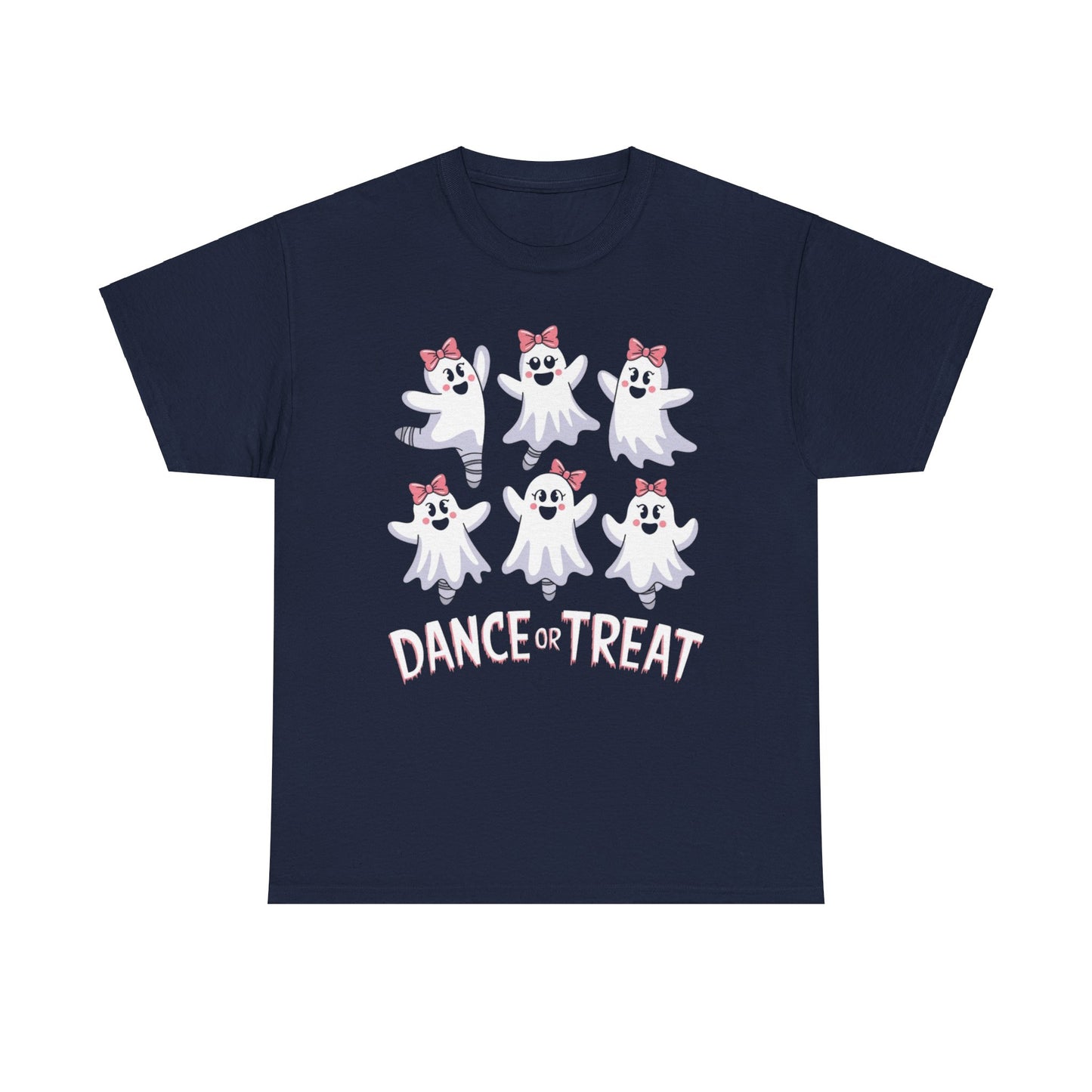 Dance or Treat Ballerina Ghost Shirt - Cute Halloween Dance Lover Gift